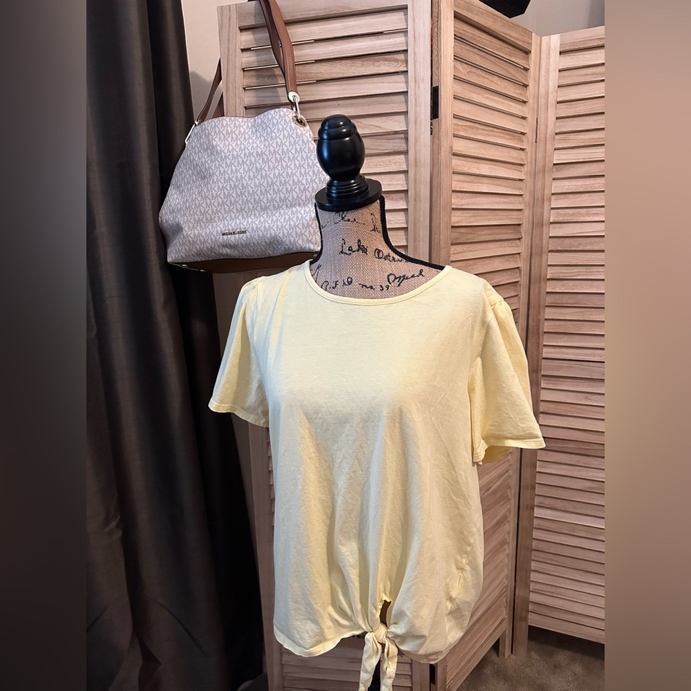 Nautica Light Yellow Short Sleeve Tee
